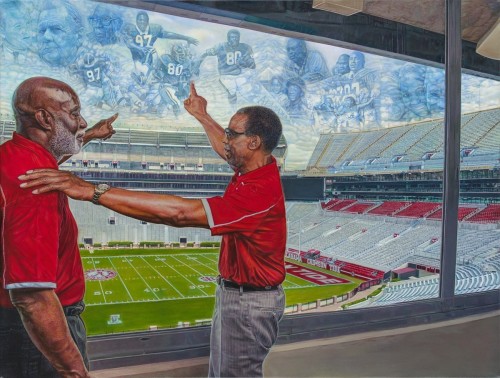 “9780 Paul Bryant Drive” — Wilbur Jackson and John Mitchell at Bryant-Denny Stadium